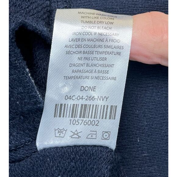 Five Four Nick Wooster Collab Navy Blue Zip Up Sweatshirt Size Medium - Picture 6 of 7